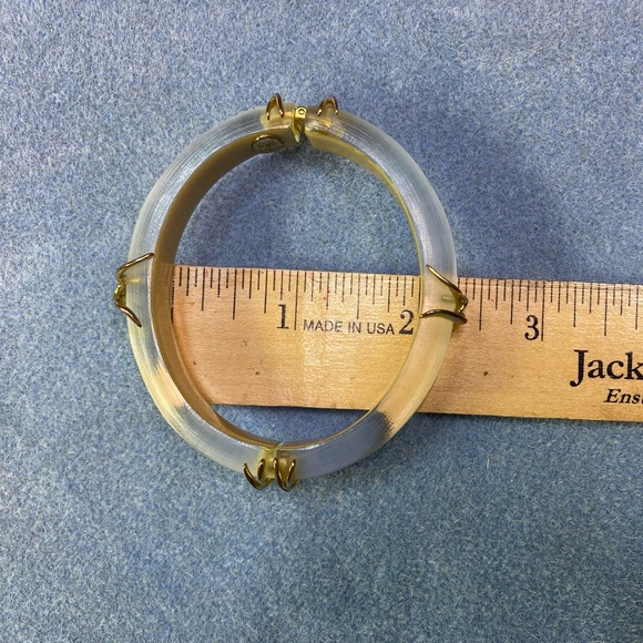 Vintage Alexis Bittar lucite bangle - Picture 6 of 8